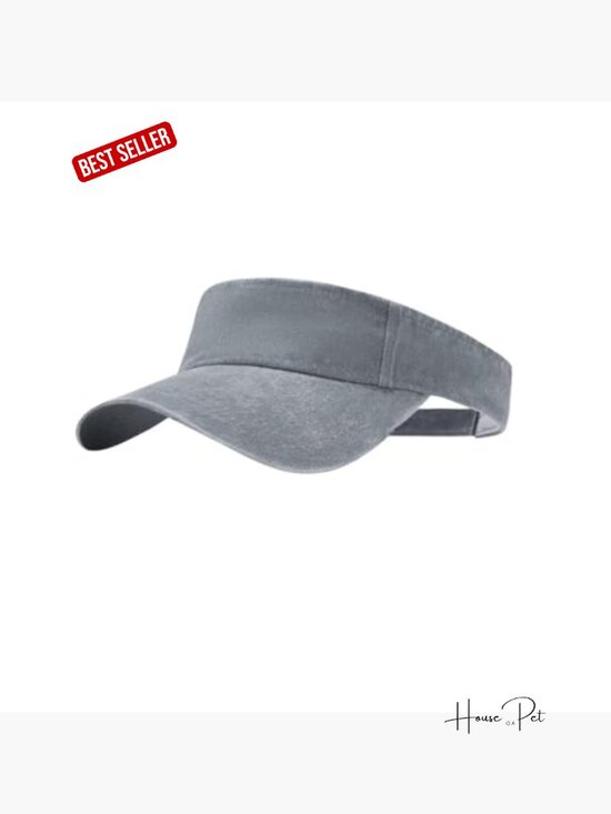 6-Pack Adjustable Sun Visors - Cotton, Unisex Hats main image 6